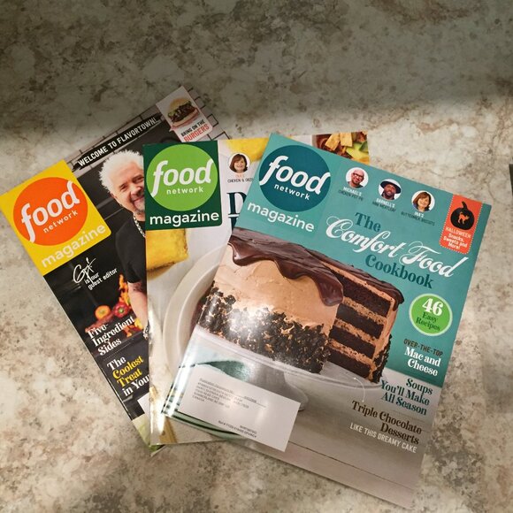 Food Network Magazines - Set of 3 - NEW! - Picture 1 of 7